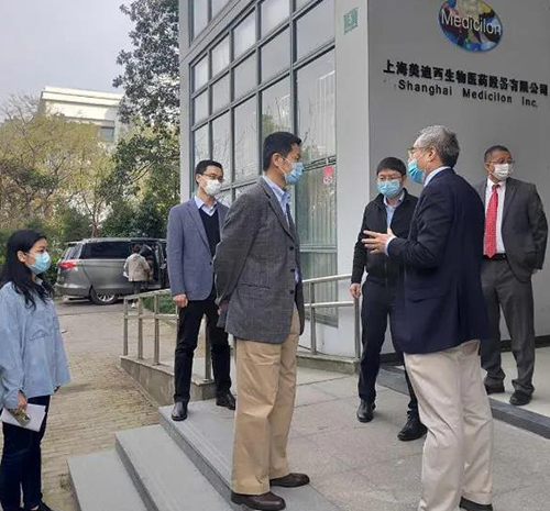 上海市委常委、副市长吴清一行调研CA88张江园区