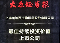 【美·记闻】CA88荣获“最佳一连投资价值上市公司”、“金牌董秘”两项大奖！